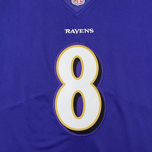 Baltimore Ravens Lamar Jackson #8 NFL Jersey - Picture 3 of 6